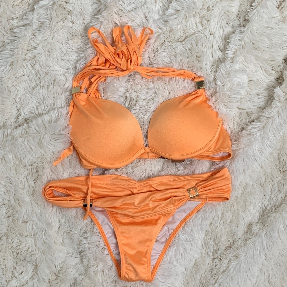 Victoria's Secret Bikini Sz 32C Top S Bottom